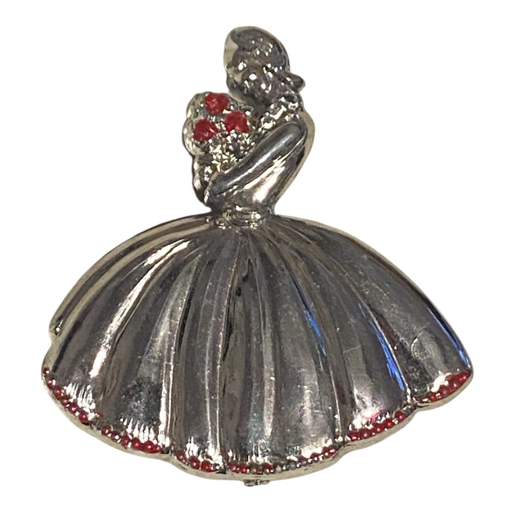 Vintage Costume Bride Pin #6988